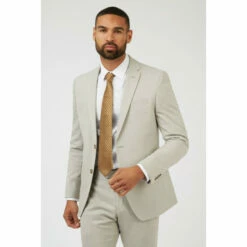 Racing Green Twill Slim Suit Jacket For Male