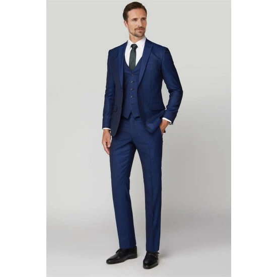 Racing Green Texture Tailored Fit Suit Jacket For Male 2 Racing Green Texture Tailored Fit Suit Jacket For Male - Image 2