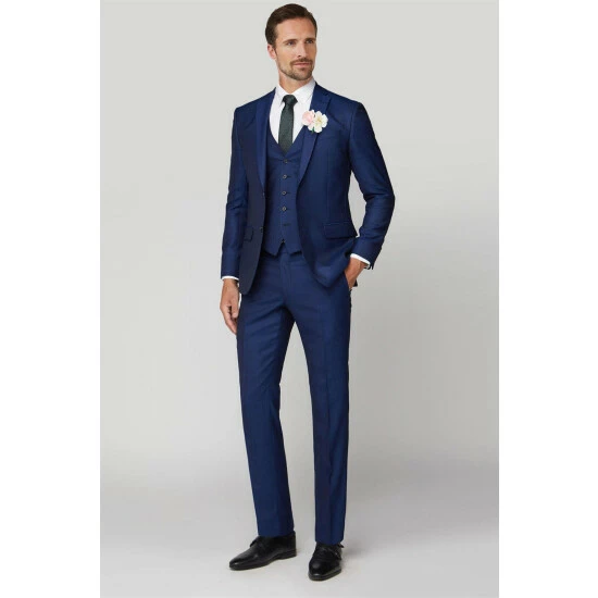 Racing Green Texture Tailored Fit Suit Jacket For Male 3 Racing Green Texture Tailored Fit Suit Jacket For Male - Image 3