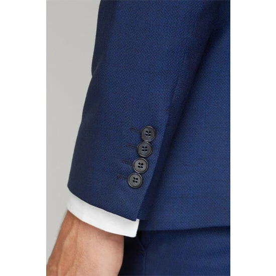 Racing Green Texture Tailored Fit Suit Jacket For Male 5 Racing Green Texture Tailored Fit Suit Jacket For Male - Image 5