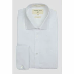 Racing Green Paisley Jacquard Shirt For Male