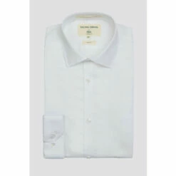 Racing Green Dobby Slim Fit Shirt For Male