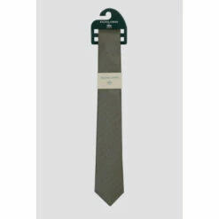 Racing Green Circle Micro Tie For Male