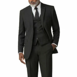 Racing Green Plain Regular Suit Jacket For Male