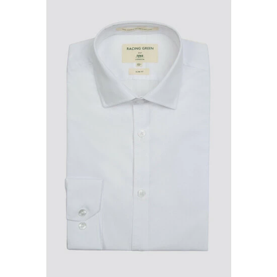 Racing Green Poplin Slim Fit Shirt For Male 1 Racing Green Poplin Slim Fit Shirt For Male