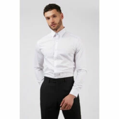 Racing Green Shirt And Bow Tie Set For Male