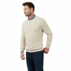 Racing Green The Stewart Crew Neck Cable Jumper For Male 13 Racing Green The Stewart Crew Neck Cable Jumper For Male -Outlet Racing Green Store unnamed file 515