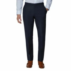 Racing Green Textured Tailored Fit Trouser For Male