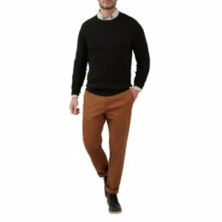 Racing Green The Stewart Crew Neck Rib Cable Jumper For Male -Outlet Racing Green Store unnamed file 837