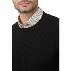 Racing Green The Stewart Crew Neck Rib Cable Jumper For Male -Outlet Racing Green Store unnamed file 838