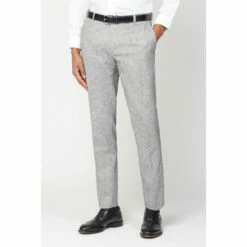 Racing Green Textured Linen Look Tailored Fit Suit Trouser For Male -Outlet Racing Green Store unnamed file 89