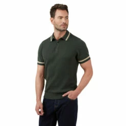 Racing Green The Henton Knitted Polo For Male